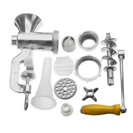 Alliage d'aluminium manuel hachoir à viande nouilles saucisse portable faisant des Gadgets hachoir maison cuisine outils de cuisson robot culinaire 240103