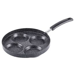 Poêle à œufs en aluminium antiadhésive, 4 tasses, crêpes suédoises Plett, poêle multi-œufs, 1 pièce, 292c