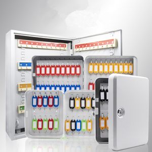 Alliage d'aluminium 105 clés armoire murale gestion de la sécurité boîte à clés coffres-forts de stockage contient des cartes-clés pour le bureau à domicile de l'entreprise