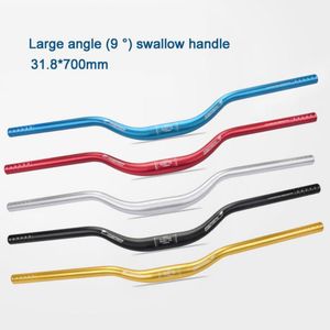 Guidon de vélo en alliage d'aluminium vtt guidon Riser VTT guidon 700mm x 31.8mm volant pour vélo