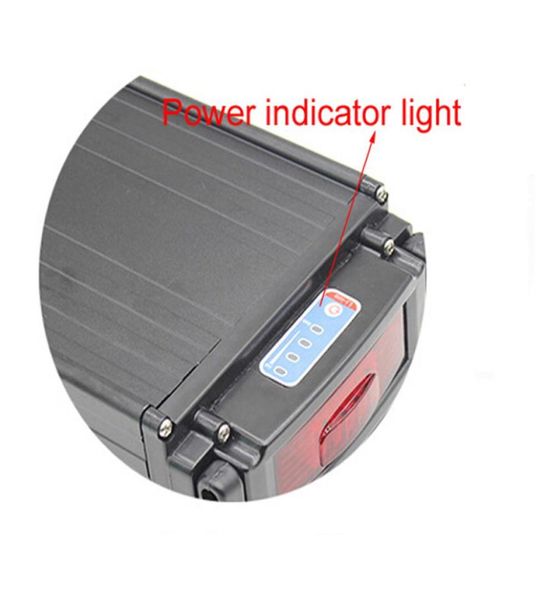 Boîtier en alliage d'aluminium batterie de support arrière de vélo électrique batterie au Lithium 518 V 20Ah 1500 W batterie liion eBike lumières électriques 5520740