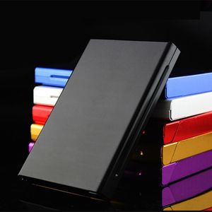 Aluminum Alloy Cigarette Case Smoking Accessories Tobacco Cigar Holder Pocket Storage Container Gift Box for Man/Women Smoke Shops Supplies