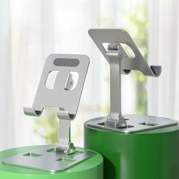 Soporte de teléfono móvil de aleación de aleación de aluminio soporte para iPad plegable soporte para teléfono celular soporte perezoso para soporte para teléfonos inteligentes