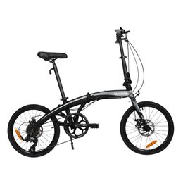 Vélo pliant en alliage d'aluminium vélo à 7 vitesses vélo de ville pliable Portable adulte vélos urbains à plusieurs vitesses petits vélos à roues