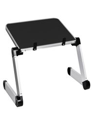 Aluminium ALLIAGE ordinateur portable portable pliable réglable ordinateur portable table d'ordinateur Table du support de support LAP PC PLACE Bureau Tableau 1402636