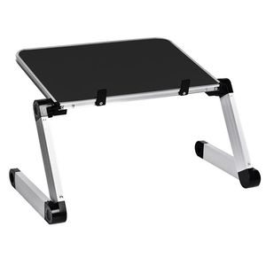 Ordinateur portable en alliage d'aluminium Portable pliable réglable bureau d'ordinateur portable ordinateur Table support plateau ordinateur portable tour PC bureau pliant Table183v