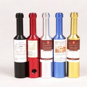 Longueur de tuyau de bouteille de vin rouge en alliage d'aluminium 68MM