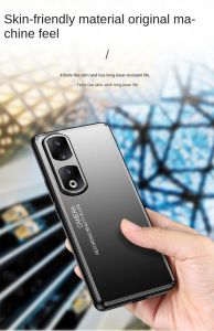 Aluminium legering Sandsticked Back Plate Case for Honor 90 Pro 80 GT 70 60 50 Honor Magic 5 Pro 5 Lite 4 Metal Camera Protect Cover