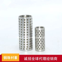 Aluminium Alliage en acier Suise à billes coulissantes Sleeve Linear Ball Cage Cage en acier Boule Guide Guide Guide