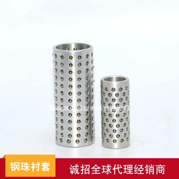Buje de acero de aleación de aluminio manga deslizante de rodamiento lineal bola jaula de acero buje buje de buje de buje columna de guía