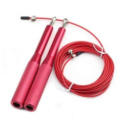 Aluminum Alloy Steel Jump Rope Crossfit Wire Bearing Adjustable Fiess Training Tool Men Women Kids Gym Exercise Equipment L2405