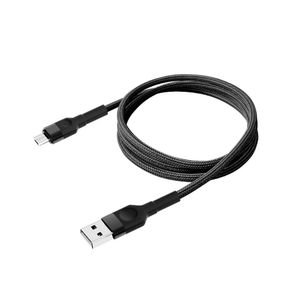 Aleación de aluminio Tipo C Cables USB-C dot metal trenzado Teléfono móvil Carga rápida Cable de cargador micro USB para Samsung Galaxy Huawei 13 Xiaomi tipo-c