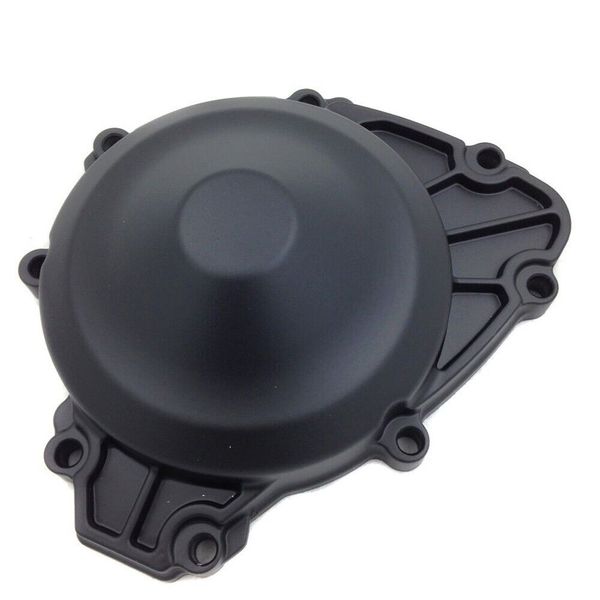 Cubierta del estator del cárter del motor izquierdo negro de aluminio para Yamaha YZF-R1 2009-2014