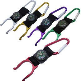 Aluminium karabijnhaak waterfles gesp haak houder clip draagbare tactische camping wandelen sleutelhanger multi-color kleurrijke 868 z2