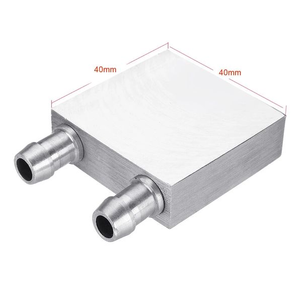 Bloc en aluminium de refroidissement par l'eau d'unité centrale de traitement pour le coffret de commande industriel de radiateur d'ordinateur