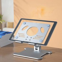 Aluminium bureaublad tablet Stand Dual Axis Design Hoogte/hoek verstelbare smartphonehouder tablets Tekeningstandaard voor iPhone iPad