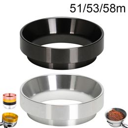 Aluminium doseringsring 58 mm/53 mm/51 mm filter voor brouwkom koffiepoeder mand lepelgereedschap tampers Portafilter Coffeeware