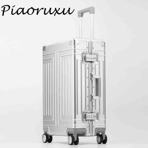 Boîte à dessin en aluminium Pouce en métal bagage à la mode neuve de valise J220707