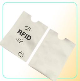 Feuille d'aluminium anti-scan RFID, manchons de blocage, support magnétique sécurisé pour identification IC, NFC ATM, verrouillage d'identité sans contact5688986