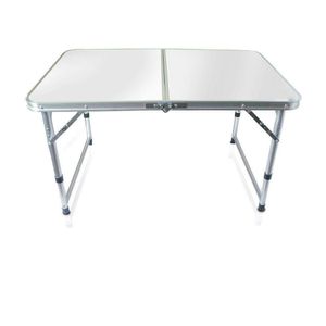 Table pliante en aluminium 4'Portable intérieur extérieur pique-nique fête Camping Tables nouveau