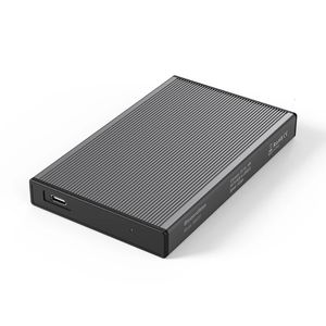 Boîtier de disque dur en aluminium 2.5 SATA vers USB 3.0 boîtier de disque dur pour disque SSD sans outil Type C 3.1 boîtier de disque dur externe 240322