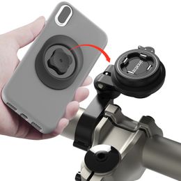 Porte-aluminium Universal Motorcycle Grodbar Phoned Téléphone, avec amortisseur de VTT du vélo de montagne Vélo