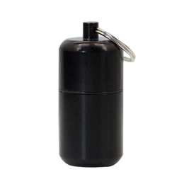 Aluminium sleutelhanger roken stash jar cans ruikt bewijs metalen kruid opslag container box pak outdoor indoor rook pijp