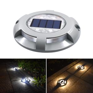 Luces Led de aluminio para exteriores, impermeables, LED, luz Solar para caminos, lámparas solares para caminos de césped, para Plaza de entrada de caminos resistentes a la carretera