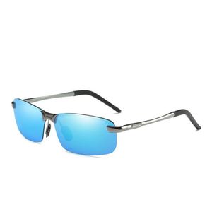 Lunettes de soleil polarisées en aluminium pour hommes, accessoires de Sport, de conduite, oculos de sol masculino224a