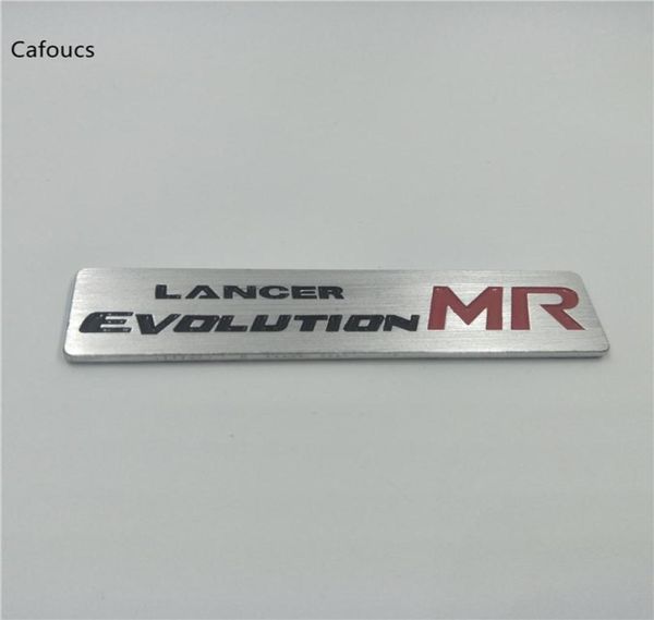 Cartylage en métal en aluminium pour Mitsubishi Lancer Evolution x Mr Emblem Badge Sticker Sticker1952711