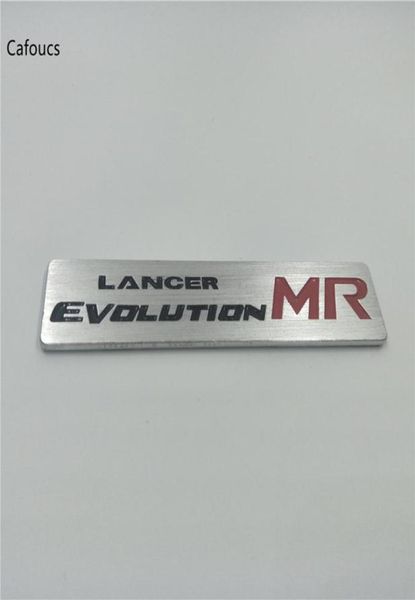 Style de voiture en métal en aluminium pour Mitsubishi Lancer Evolution X MR emblème Badge Logo autocollant autocollant 8783054