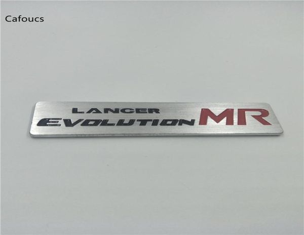 Carstyling de Metal de aluminio para Mitsubishi Lancer Evolution X MR, emblema, insignia, Logo, pegatina, 1158655