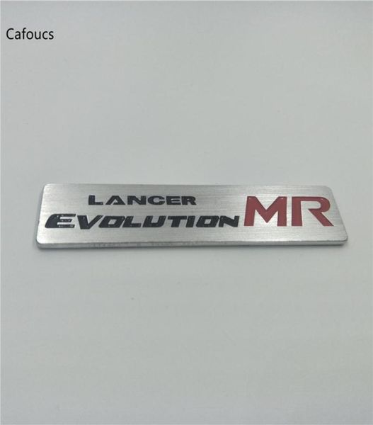 Carstyling de metal de aluminio para Mitsubishi Lancer Evolution X Mr Bregrado Insignia Logotipo de calcomanía 8066375