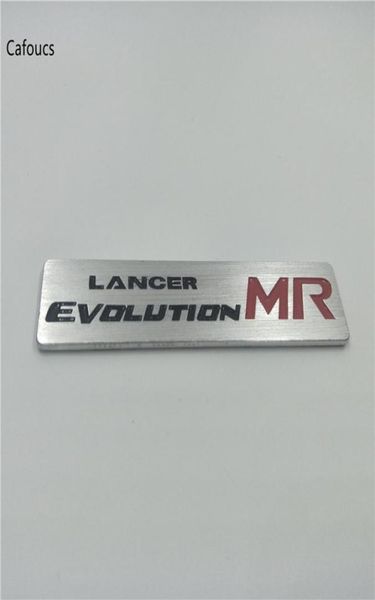 Style de voiture en métal en aluminium pour Mitsubishi Lancer Evolution X MR emblème Badge Logo autocollant autocollant 9074568