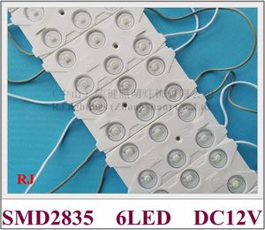Module LED d'injection de module d'éclairage LED PCB en aluminium pour signe DC12V 87mm * 42mm SMD 2835 6 LED 3W 270lm super qualité et garantie lumineuse de 3 ans