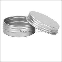 Aluminium Sier Box Tin Metal Storage Containers met schroefdopdeksels voor DIY Beauty Cosmetics Accessoires Travel en meer 1oz/30 ml 30G Drop Del