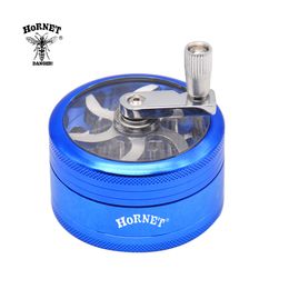 Aluminium Smoking Grinders cnc dents 63MM 3Piece broyeur herbe Métal Tabac Concasseur Manivelle Miller cigarette bong