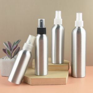 Bouteille de pulvérisation en aluminium Mini bouteilles de parfum portables pulvérisateur cosmétique rechargeable vide pour 30 ml/50 ml/60 ml/80 ml/100 ml