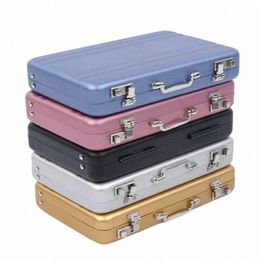 Aluminium opbergdoos Busin ID Creditcardhouder Mini Suitcase Bank Card Dox Holder 2023 Nieuwe juwelier Case rechthoek Organisator M3RN#