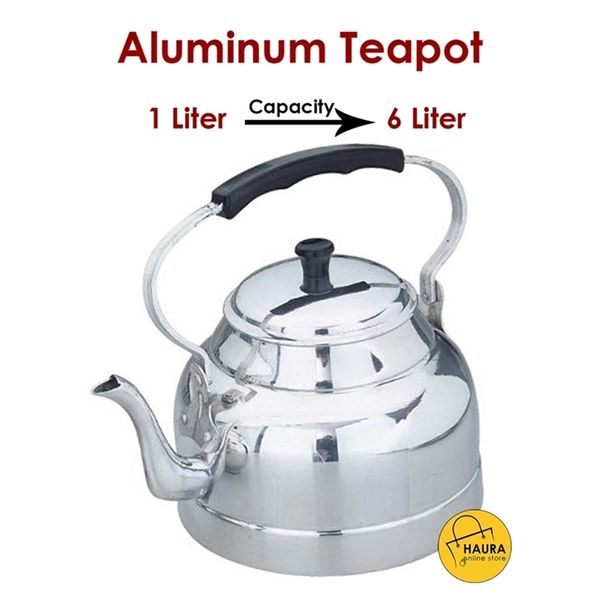 Théière en aluminium Camping pique-nique bouilloire Samovar produit de qualité poignée résistante à la chaleur articles d'extérieur pour vous 210724