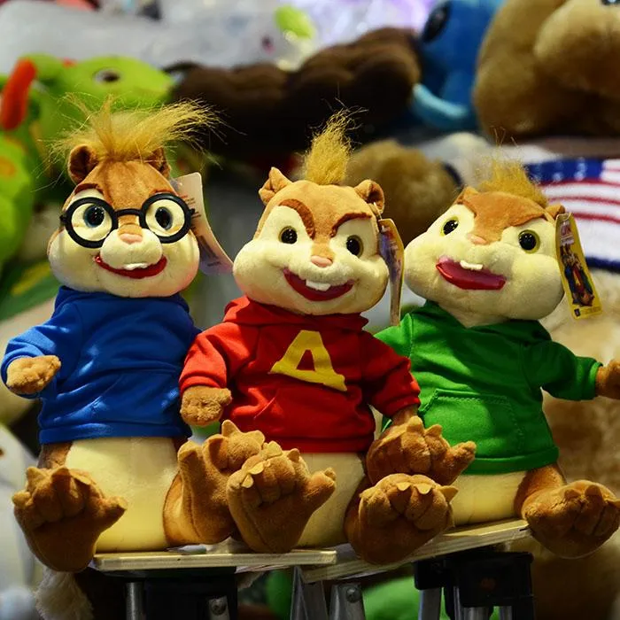 Envío Gratis Alvin Y Las Ardillas Felpa Juguete De Peluche Toda La