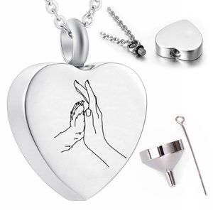 Toujours dans la paume de ma main Cremation Pendentif Pet Ashes Collier Urn Collier souvenirs Chien Memorial Cat