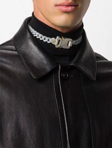 ALYX Bracelet Hip hop Punk Lock Lightning Hero Hip Hop acrylique chaîne en métal épissage collier pour hommes femmes fête bijoux Hipster 2023