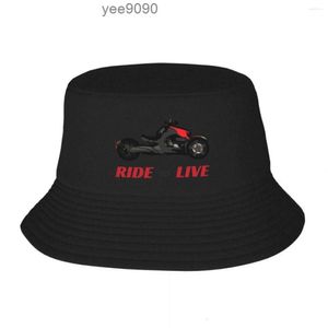 AMIRI Вы AM Berets Can- Ryker Red - Ride to Live Bucket Hat Sun Golf Gorras de pesca Gorra Hombres Mujeres amirlies amiiri ami ZHAV