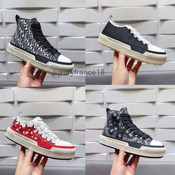 AMIRI Amirir Amir Вы Am Designer Court Hi Sneaker Zapatos Hombres Blanco Bule Runner Stars Courts High Out Door Shoetop Low Impreso Canvas Slipon Trainer Pai amirliness ami amiiri