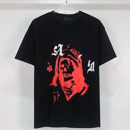 AM designer t-shirt IRIS chemises de créateur hommes hauts imprimés hauts t-shirts mode homme T-shirt à manches courtes col rond Hip Hop Streetwear T-shirts designer hommes chemise t-shirts L XL