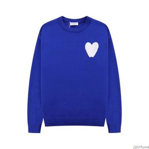 AM I Paris Amis Pull Femme Homme Sweat Chaud Amipais Streetwear Hop Casual Manches Longues Amisweater Tricoté Pull Coeur Heart Love Pattern RW6W