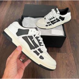 AM Luxe Super Qualité Skeltoe Bone Runner Sneaker Chaussures Pour Hommes Femmes Hommes Baskets En Plein Air Skateboard Discount Sports EU35-47 ami