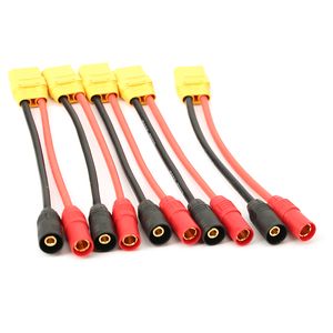 Amass XT90 à AS150 mâle femelle câble de connecteur de balle pour RC bricolage FPV quadrirotor moteur sans brosse chargeur de batterie Lipo