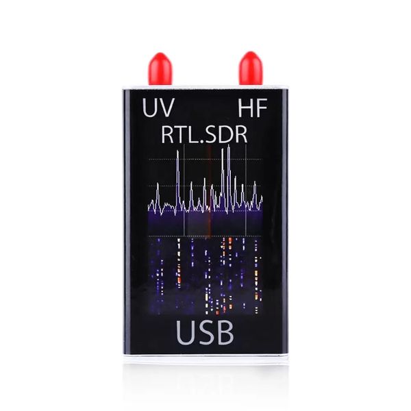 Radioaficionado 100KHz-1,7 GHz banda completa UV HF RTL-SDR receptor sintonizador USB R820T 8232